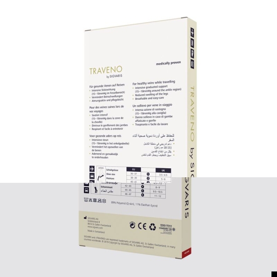 Sigvaris Traveno A-d Grösse 1 36-37 Black 1 Paar buy online