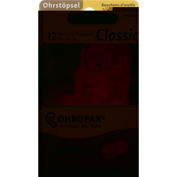 Earplugs Classic wax spheres 12 pieces