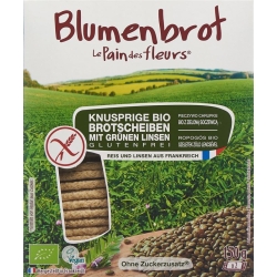 Blumenbrot Knusprige Schnitten Grüne Linsen 150g