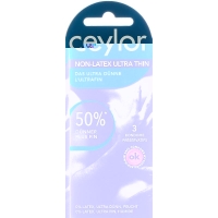 Ceylor Non Latex Condoms Ultra Thin 3 pieces