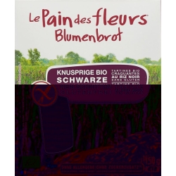 Blumenbrot Knusprige Schnitten Schwarz Reis 150g