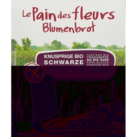 Blumenbrot Knusprige Schnitten Schwarz Reis 150g buy online