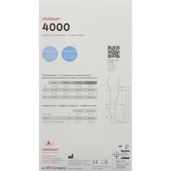 Venosan 4002 A-d Kkl2 XL Lang Offen Anthra 1 Paar buy online