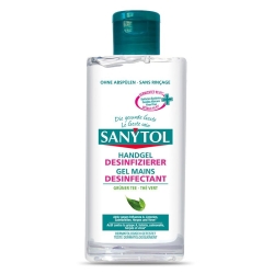 Sanytol Hand Desinfektionsgel Grüner Tee Flasche 75ml