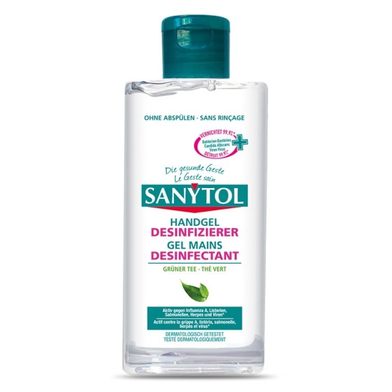 Sanytol Hand Desinfektionsgel Grüner Tee Flasche 75ml buy online