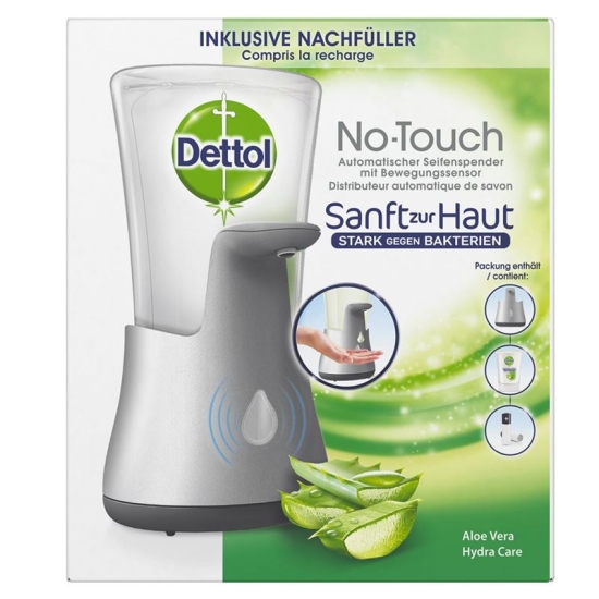 Dettol No-Touch Starter-Set Silb Aloe Vera 250ml buy online