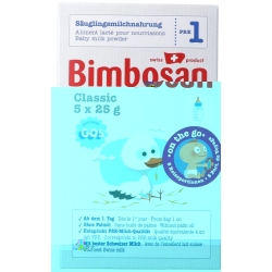 Bimbosan Classic 1 Infant Milk Travel Portion 5x 25