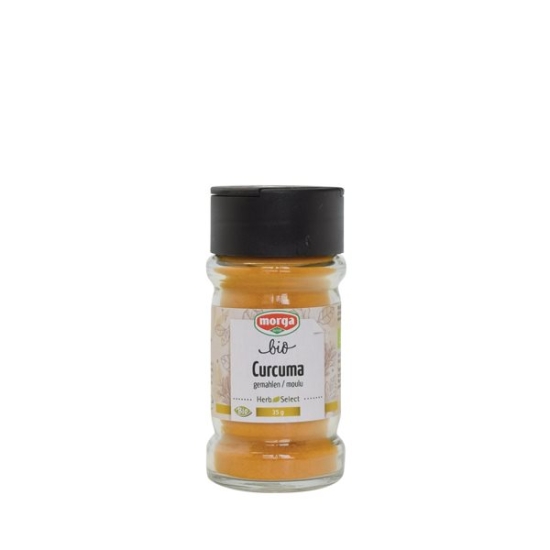 Morga Gewürz Curcuma Gemahlen Bio Glas 35g buy online