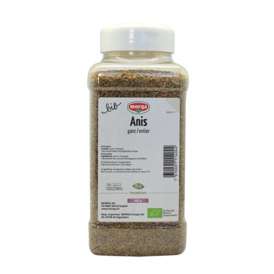 Morga Gewürz Anis Ganz Bio Dose 500g buy online
