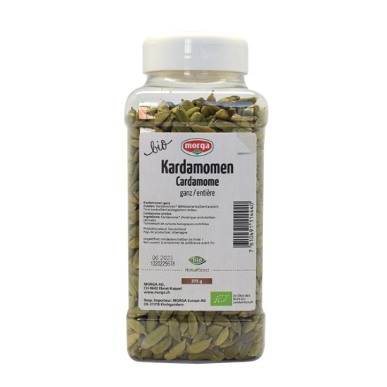 Morga Gewürz Kardamomen Ganz Bio Dose 375g buy online
