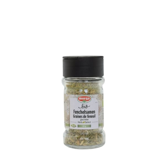Morga Gewürz Fenchelsamen Ganz Bio Glas 30g buy online