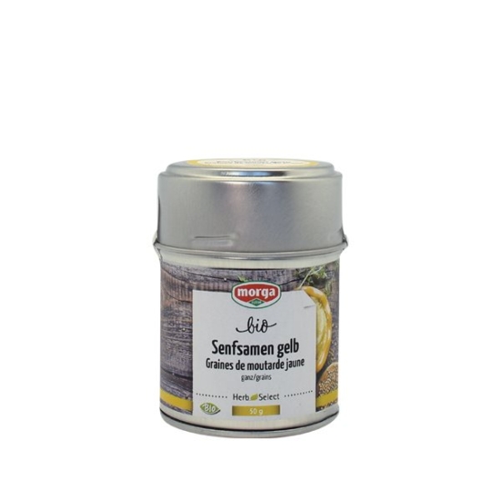 Morga Gewürz Senf Gelb Ganz Bio 75g buy online