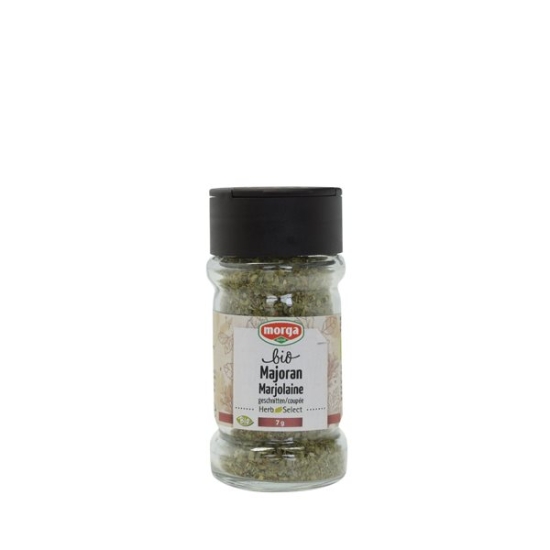 Morga Gewürz Majoran Geschnitten Bio Glas 7g buy online