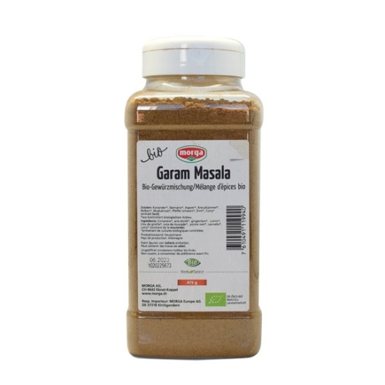 Morga Gewürz Garam Masala Bio Dose 475g buy online