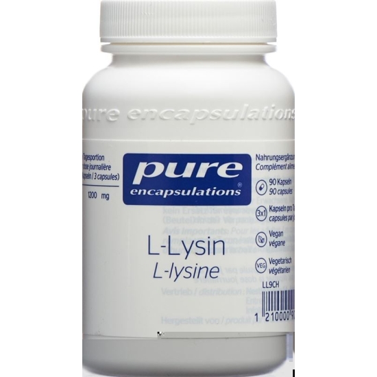 Pure L-lysin Kapseln Neu Dose 90 Stück buy online