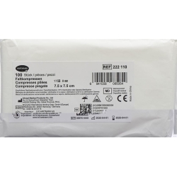 IVF Faltkompresse T17 7.5x7.5cm 8-fach 100 Stück