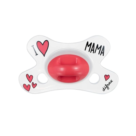 Difrax Nuggi Natural 0-6m I Love Silicone buy online
