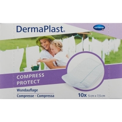 Dermaplast Compress Protect 5x7.5cm 10 Pieces