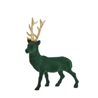 Herboristeria decorative figure 30cm deer green-gold