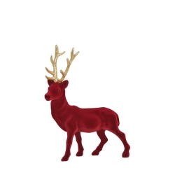 Herboristeria decorative figure 21cm deer red-gold