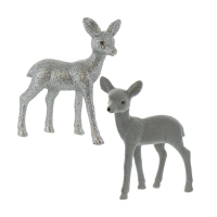 Herboristeria decorative figure deer silver