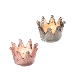 Herboristeria Lantern Crown Small Silver/rose
