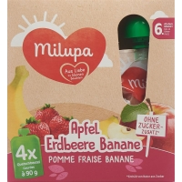 Milupa Pouch Apfel Erdbeere Banane ab dem 4. Monat 4x 90g