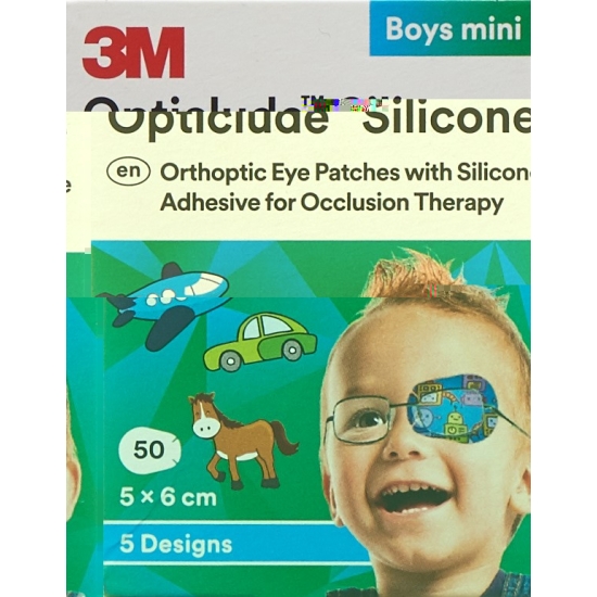 3M Opticlude Sil Augenv 5x6cm Mini Boys (n) 50 Stück buy online