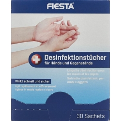 Fiesta Desinfektionstuch Hände+gegenstaende 30 Steril