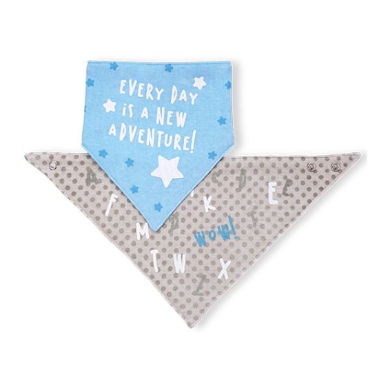 Babyono Bandana Lätzchen Doppelschicht Ass 2 Stück buy online