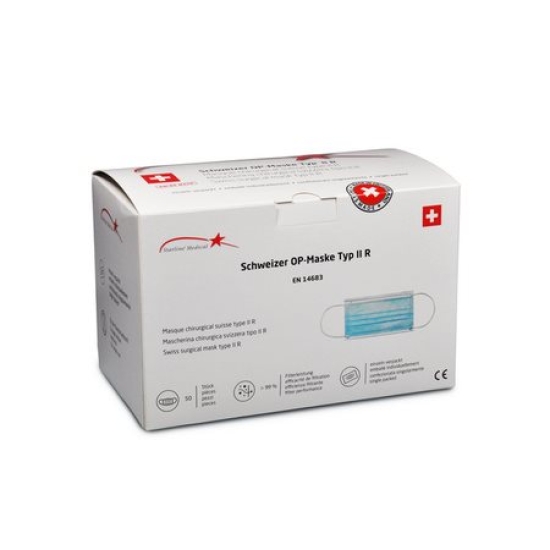 Starline Medical Schweizer OP-Maske Schutzmaske Typ IIR 50 Stück buy online