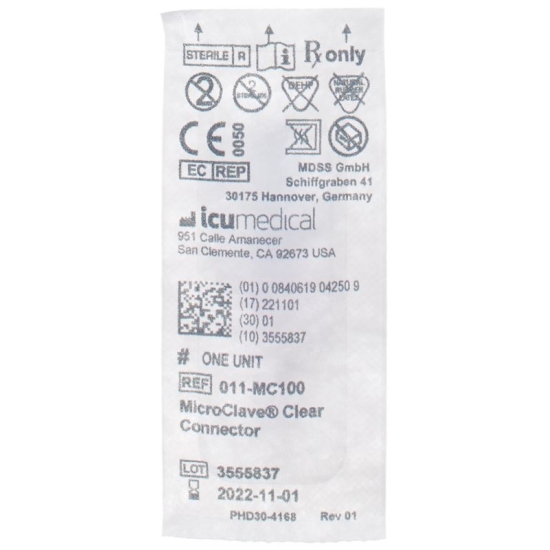 Microclave connector transparent buy online