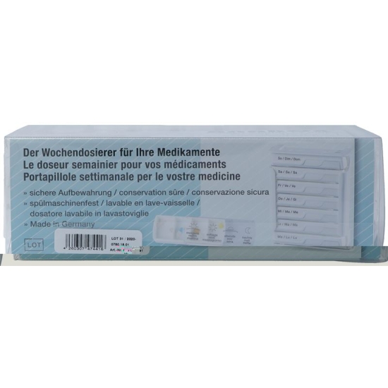 Anabox Medidispenser Compact 7tage Weiss 4 F D/f/i buy online