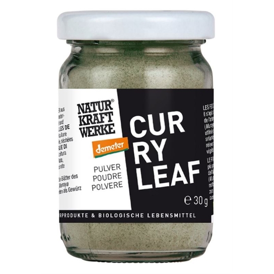 Naturkraftwerke Curry Leaf Pulver Demeter Flasche 30g buy online