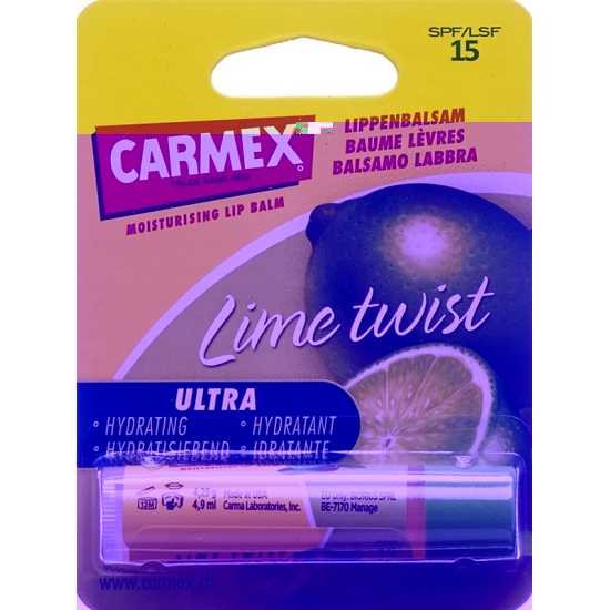 Carmex Lippenbalsam Lime SPF 15 Stick 4.25g buy online