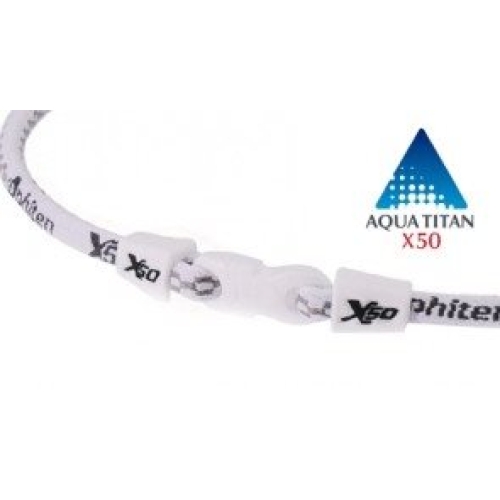 Phiten X50 Necklace 45cm White Grey buy online