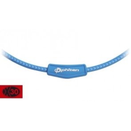 Phiten X30 Sliding Necklace 55cm Blue White buy online