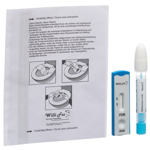 Willi Fox FOB Test (occult hemoglobin in stool) 5 pcs