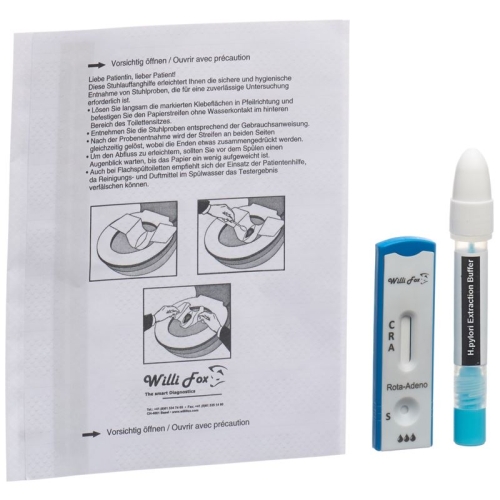 Willi Fox Rota-Adenovirus combo test 5 pcs