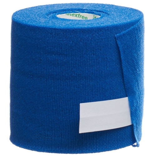 Exemplary load latex-free cohesive bandage 8cmx20m blue