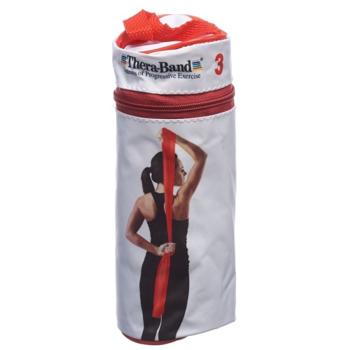 Theraband medium 2.5mx12.7cm red strong