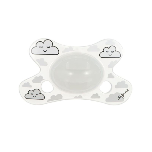 Difrax pacifiers Natural 0-6M Night Silicone