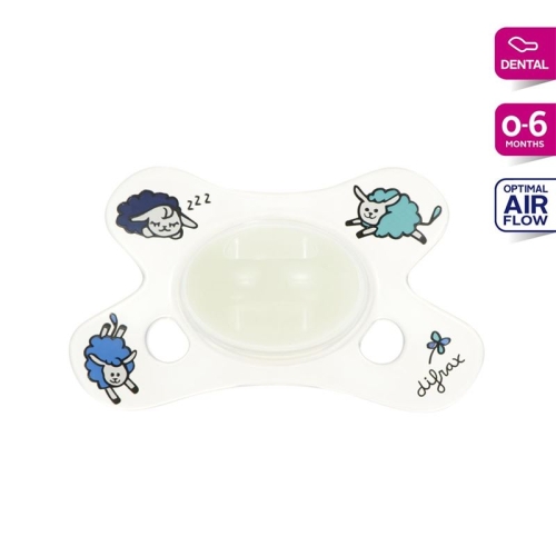 Difrax soother Dental 0-6M Night Silicone