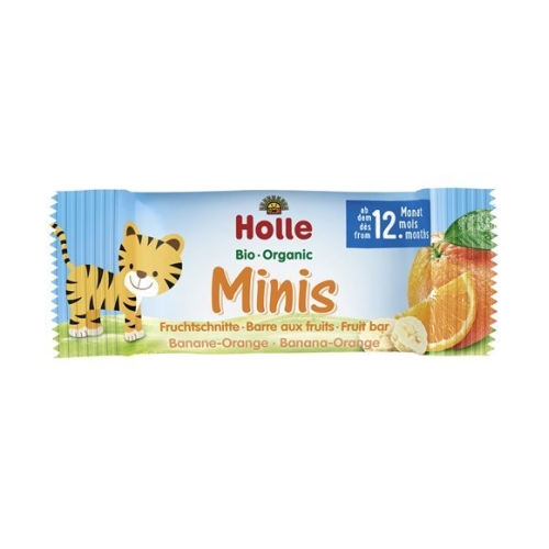 Holle Organic banana orange Minis Btl 100g