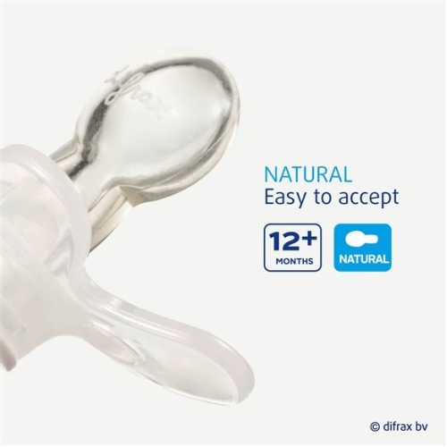 Difrax Nuggi Natural 12 + M silicone
