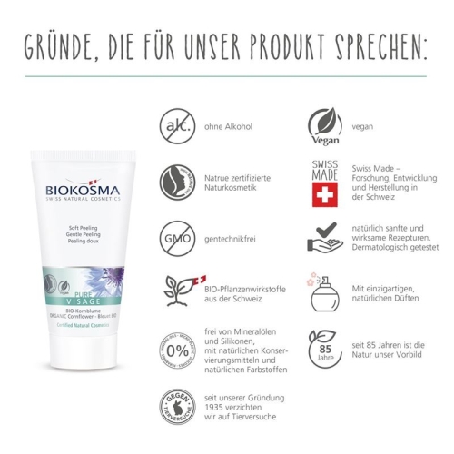 Biokosma Pure Soft Scrub 50ml