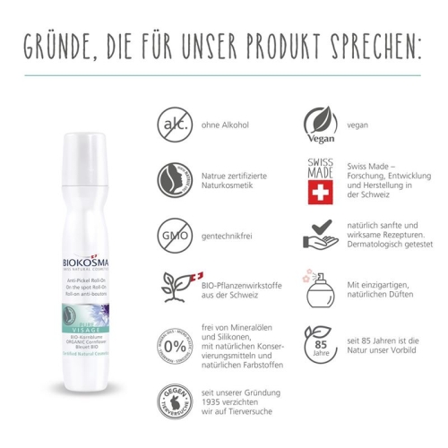 Biokosma Pure anti acne Roll-on 15ml