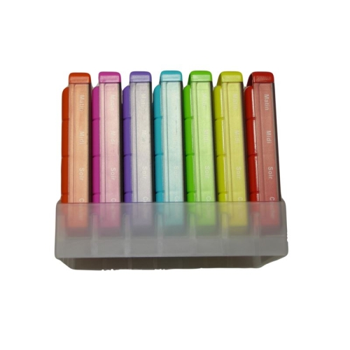 Minimizer Disp medicine box 4 weeks Rainbow German buy online