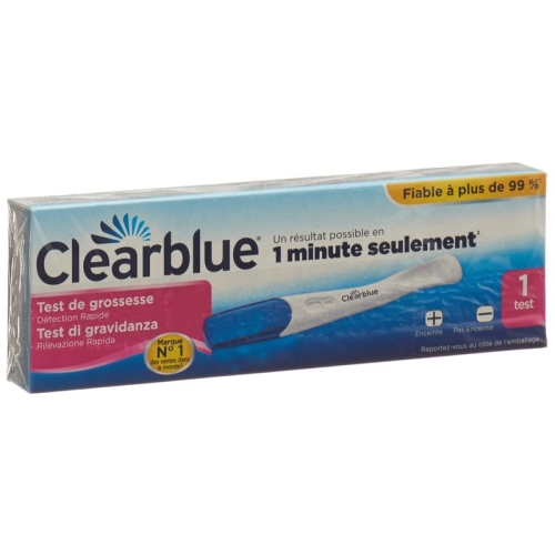 Clearblue pregnancy test Rapid detection