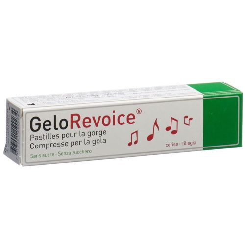 GeloRevoice throat lozenges cherry-menthol 20 pcs